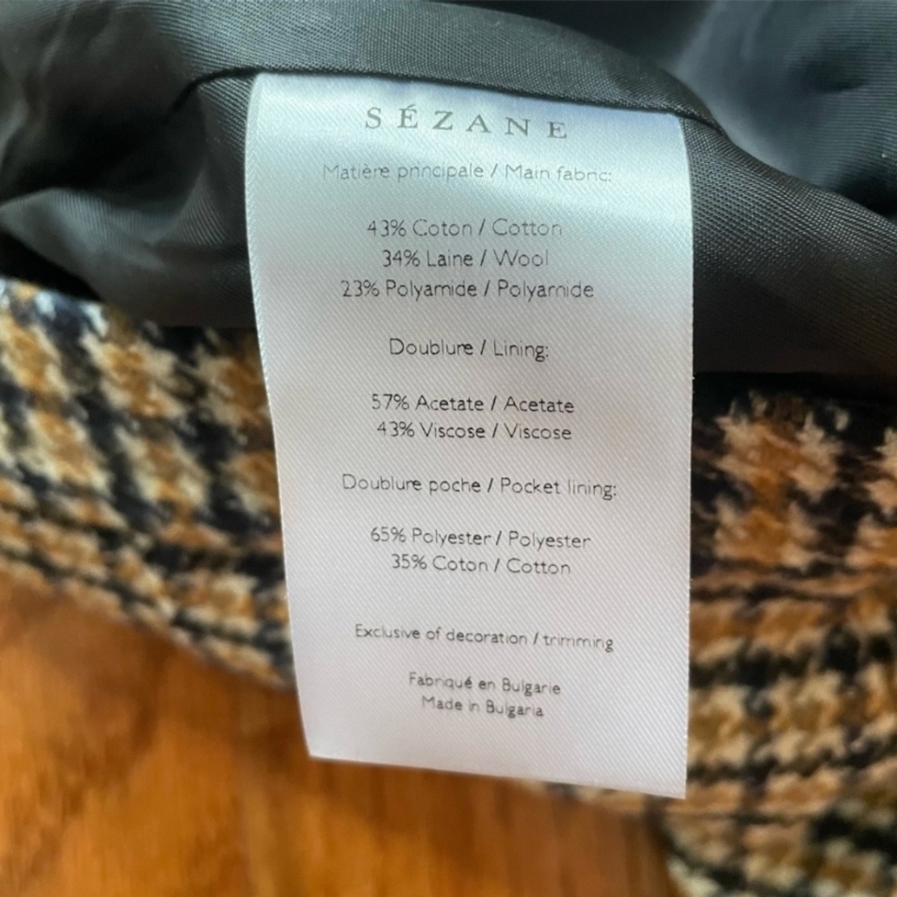 Sezane Francesca Wool Pants - Picture 4 of 7